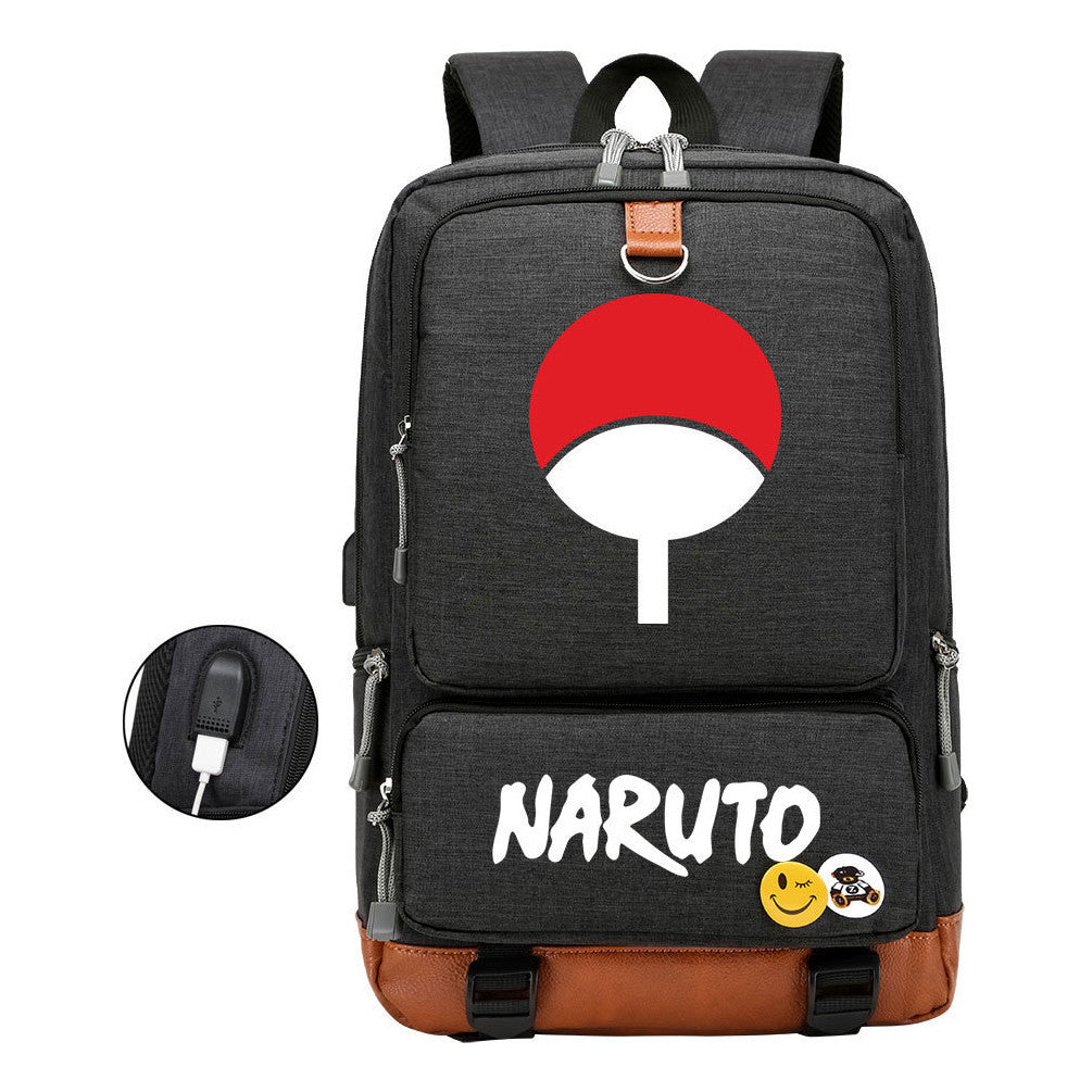 Printed Usb Youth Student Backpack For Men And Women's Leisure Travel Backpack