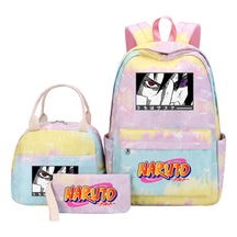 Naruto Student Girl Backpack Lunch Bag Three Piece Set Backpack Set