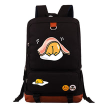 Cartoon Anime Lazy Egg Youth Student Backpack With Large Capacity Travel Bag For Boys And Girls Backpack