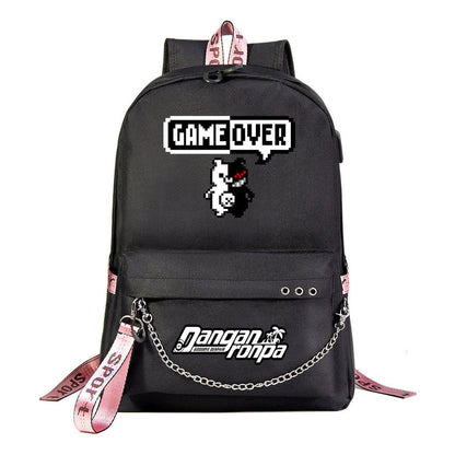 Usb Youth Student Backpack For Men And Women's Leisure Travel Backpack
