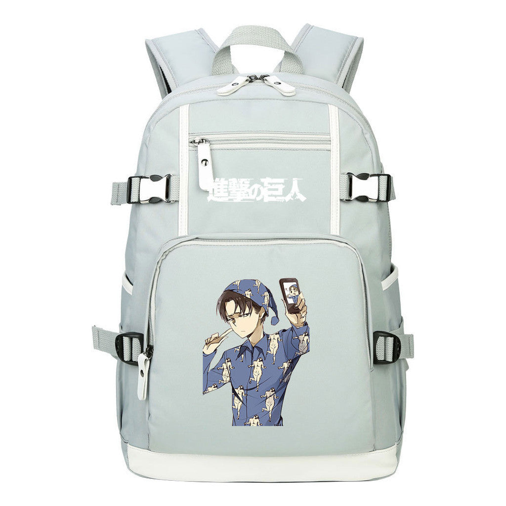 Giant Soldier Captain Alan Of Anime Attack Student Backpacks, Men's And Women's Backpacks, Leisure Travel Backpacks, Backpacks