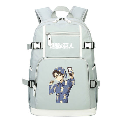 Giant Soldier Captain Alan Of Anime Attack Student Backpacks, Men's And Women's Backpacks, Leisure Travel Backpacks, Backpacks