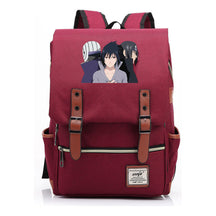 Naruto Printed Teenage Student Backpack, Casual Belt Buckle, Classic Backpack
