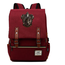Academy Of Magic Teen Student School Bag Usb Casual Belt Buckle Backpack