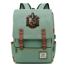 Academy Of Magic Teen Student School Bag Usb Casual Belt Buckle Backpack