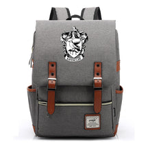 School Of Witchcraft And Wizardry Printed Youth School Bag Casual Belt Buckle Classic Backpack 38*27*12.5cm