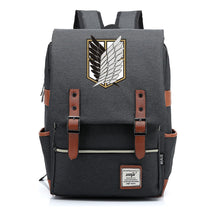 The Giant Of Manga Attack Printed Teenage Student Backpack For Men And Women With Casual Belt Buckle Classic Backpack 38*27*12.5cm