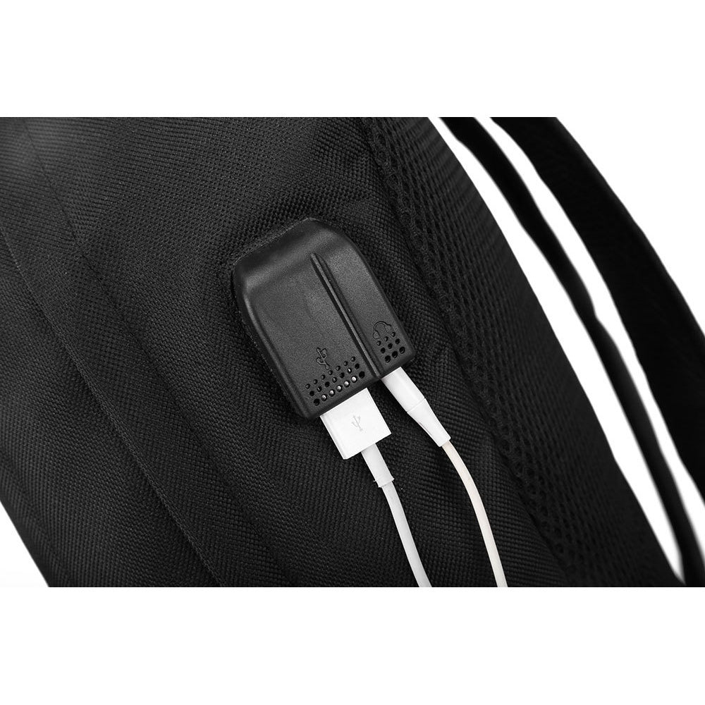 Usb Student Backpack With Men's And Women's Casual Woven Straps Backpack