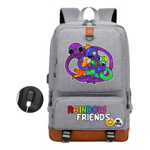 Rainbow Friend Usb Youth School Bag Leisure Travel Backpack