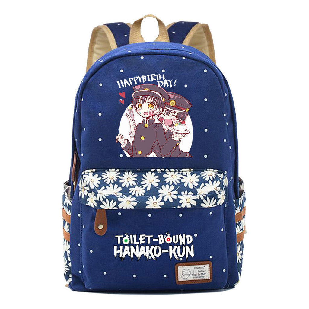 Ground Bound Youth Huazijun Student School Bag Leisure Backpack
