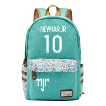Football Star Neymar Printed Youth School Backpack For Primary And Secondary School Students, Fashionable And Casual Backpack