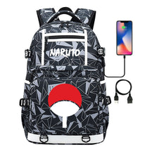 Naruto Usb Youth Student School Bag Men's And Women's Backpack Leisure Travel Bag