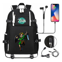 Game Zelda Legend Printed Youth Student Backpack For Men And Women With Large Capacity Leisure Travel Backpack