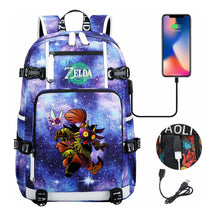 Printed Backpack For Men And Women With Large Capacity Leisure Travel Backpack