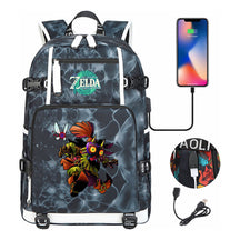 Printed Backpack For Men And Women With Large Capacity Leisure Travel Backpack