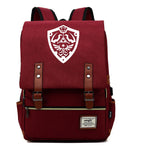Game The Tear Seal Of The Kingdom Of Zelda Student Backpack Usb Men's And Women's Leisure Backpack