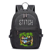 Anime Star Baby Stitch Printed Youth Student Backpack For Men And Women With Casual Woven Straps Backpack