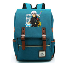Anime Pirate King Luffy Printed Student School Bag Casual Belt Buckle Classic Backpack