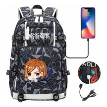 Printed Usb Youth Student Backpack For Men And Women's Leisure Large Capacity Travel Backpack