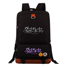 Violet Eternal Garden Printed Youth Student School Bag Large Capacity Travel Bag Men's And Women's Backpack