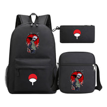 Naruto Starry Sky Youth School Bag Three Piece Set For Boys And Girls Backpack Set