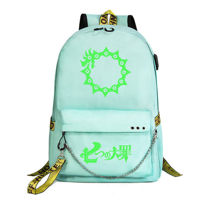 Usb Youth Student Backpack For Boys And Girls Leisure Travel Backpack