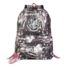 School Of Witchcraft And Wizardry Badge Usb Youth Student Backpack For Men And Women's Leisure Travel Backpack
