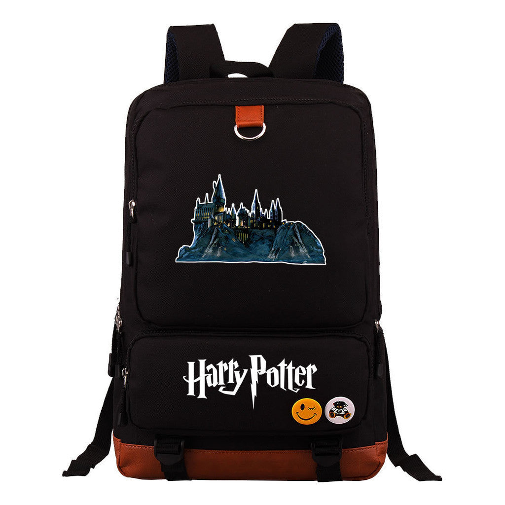 School Of Witchcraft And Wizardry Youth Student Backpack, Large Capacity Travel Bag, Men's And Women's Backpack