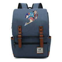Printed Youth Student School Bag Casual Belt Buckle Classic Backpack