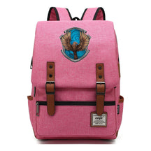 School Of Witchcraft And Wizardry Printed Youth Student Backpack For Men And Women, Casual Belt Buckle, Classic Backpack