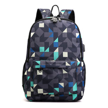 Usb Password Lock Youth Student Backpack Three Piece Set For Men And Women's Backpack Set