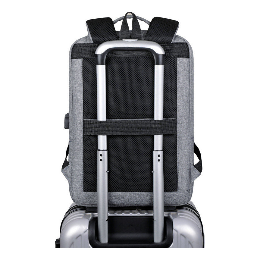 Usb Backpack For Men's Business Laptops, Casual Student Backpacks, Minimalist Backpacks