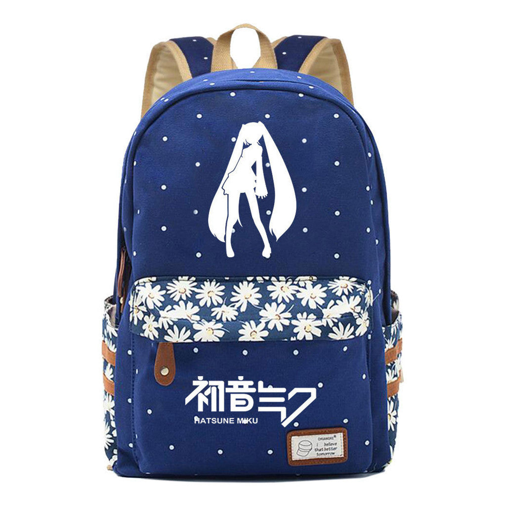 Virtual Music Printed Student Backpack Leisure Backpack
