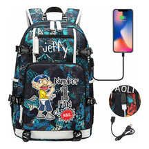 Printed Youth Student Backpack, Backpack, Leisure Travel Backpack