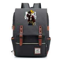 Anime Pirate King Luffy Printed Student Backpack For Men And Women With Casual Belt Buckle Classic Backpack