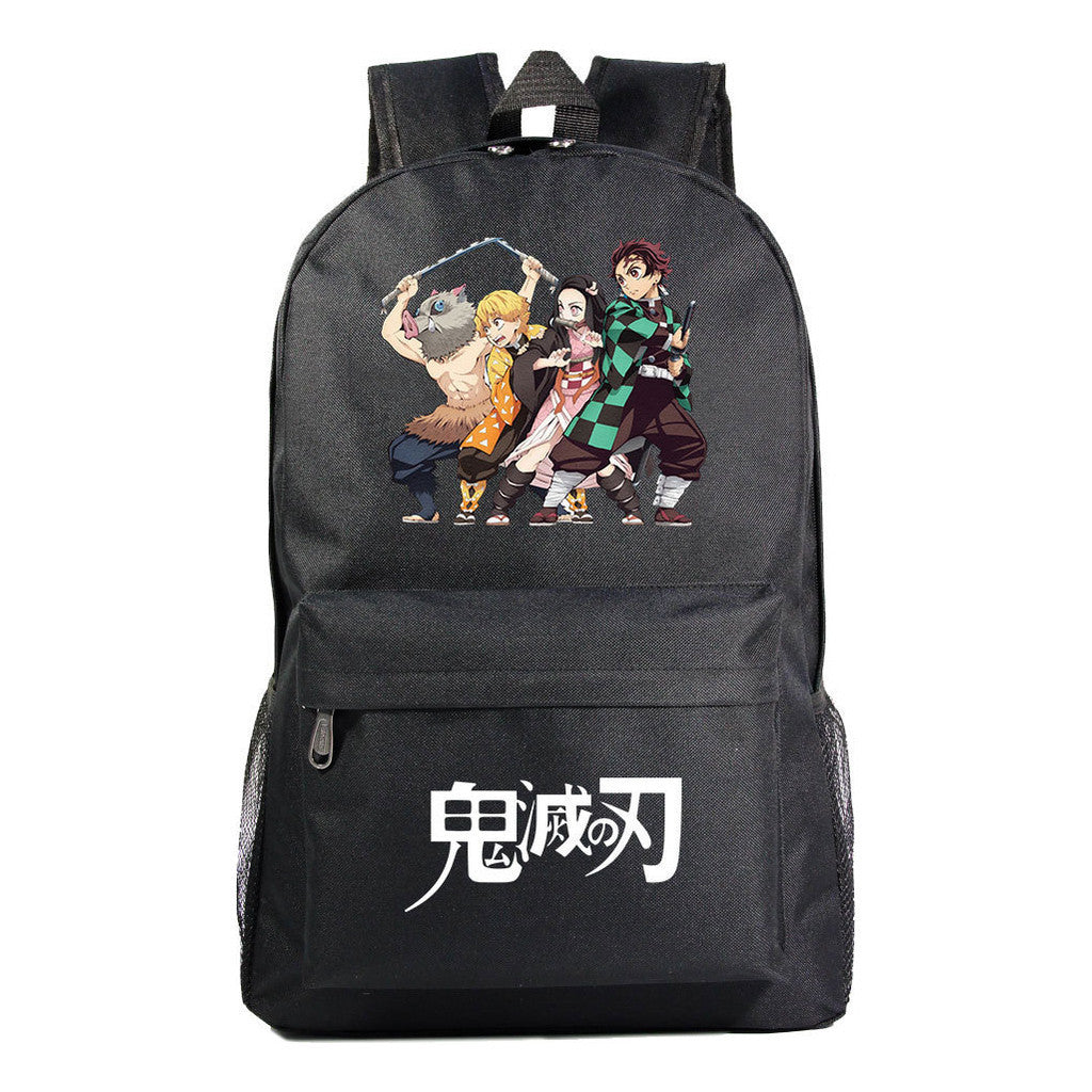 Cartoon Fashion Printed Youth Student Backpack For Men And Women's Leisure Backpack