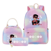 Teenage Student Girl Backpack Lunch Bag Three Piece Set Backpack