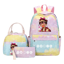 Teenage Student Girl Backpack Lunch Bag Three Piece Set Backpack Set