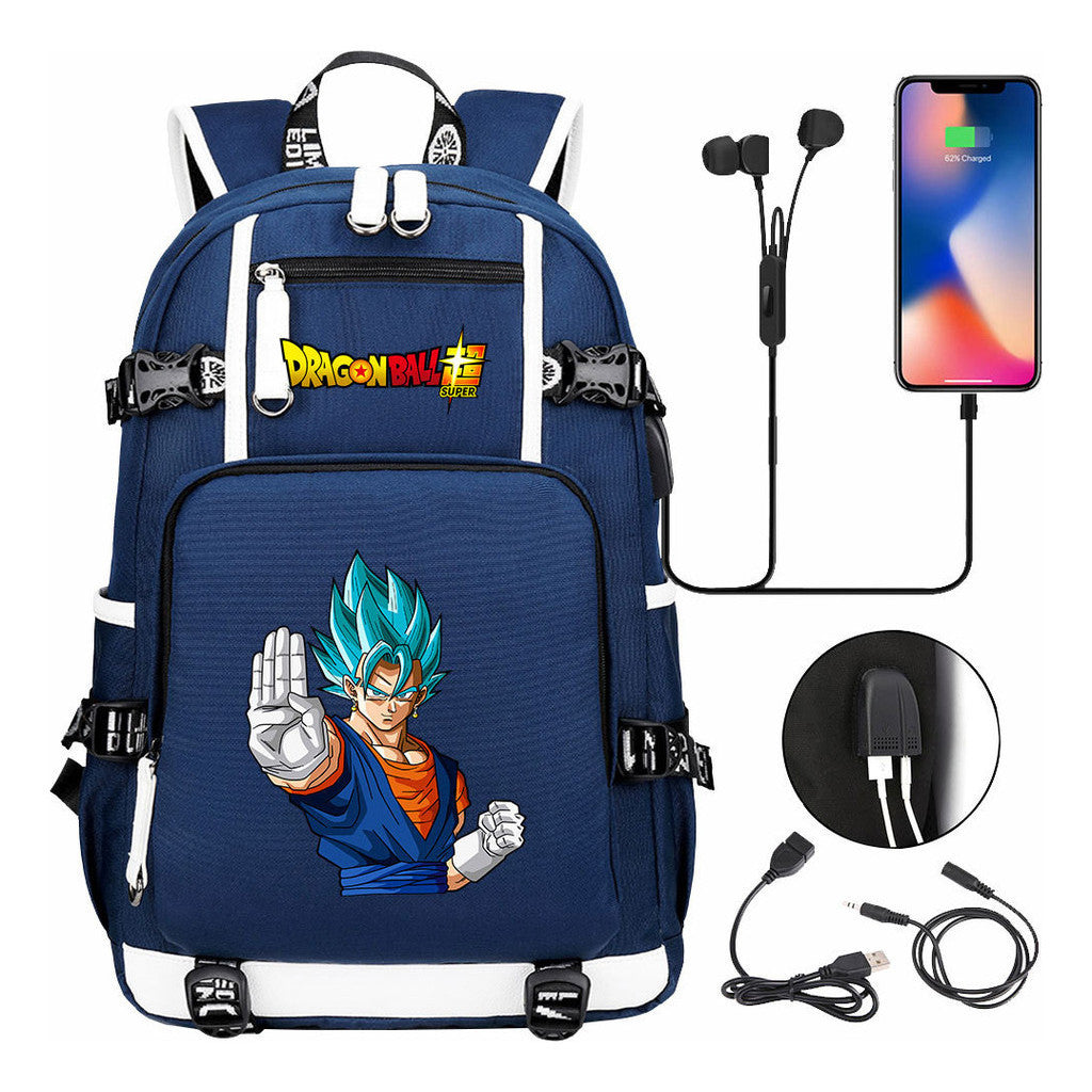 Usb Large Capacity Youth Student Backpack For Men And Women's Leisure Travel Backpack