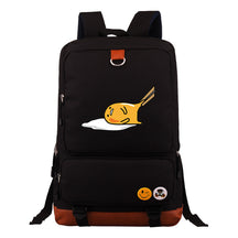 Cartoon Anime Lazy Egg Youth Student Backpack With Large Capacity Travel Bag For Boys And Girls Backpack