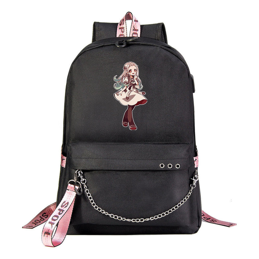Usb Youth Student Backpack For Boys And Girls Leisure Travel Backpack