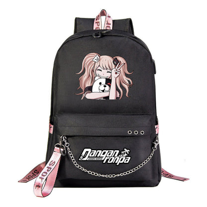 Usb Youth Student Backpack For Men And Women's Leisure Travel Backpack