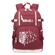 Giant Winged Soldier Captain Of Anime Attack Student Backpack, Leisure Travel Backpack