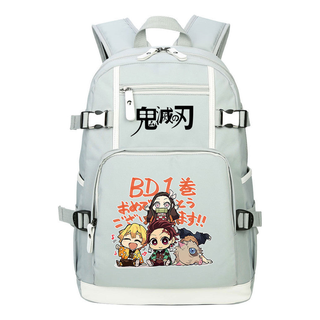 Anime Youth Student School Bag Men's And Women's Backpack Leisure Travel Backpack