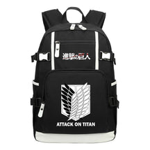 Giant Wings Of Cartoon And Anime Attack Student Backpacks, Men's And Women's Backpacks, Leisure Travel Backpacks