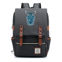 School Of Witchcraft And Wizardry Printed Student Backpack For Men And Women, Casual Belt Buckle, Classic Backpack