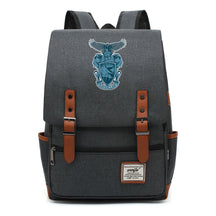 School Of Witchcraft And Wizardry Printed Student Backpack For Men And Women, Casual Belt Buckle, Classic Backpack