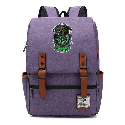 Academy Of Magic Print Teen Student School Bag For Men And Women Casual Belt Buckle Classic Backpack 43*29*13.5cm