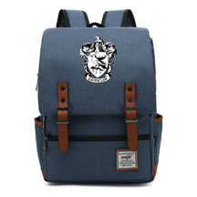 School Of Witchcraft And Wizardry Printed Youth School Bag Casual Belt Buckle Classic Backpack 38*27*12.5cm