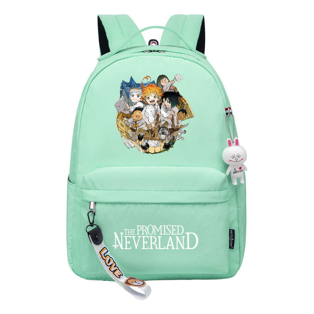 Printed Teenage Student Backpack, Casual Bag, Girl Backpack
